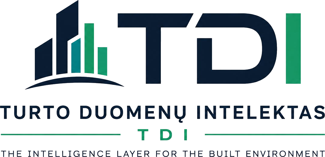 Turto Duomenų Intelektas (TDI) logo